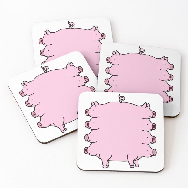 Item preview, 4 Dimensional Pig Eight Faced Pink Pig designed and sold by Mastertinguss.