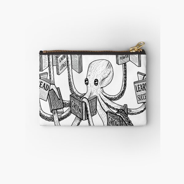 Item preview, Eight Arms Holding Books Octopus Illustration designed and sold by JULIANHAIDARA.