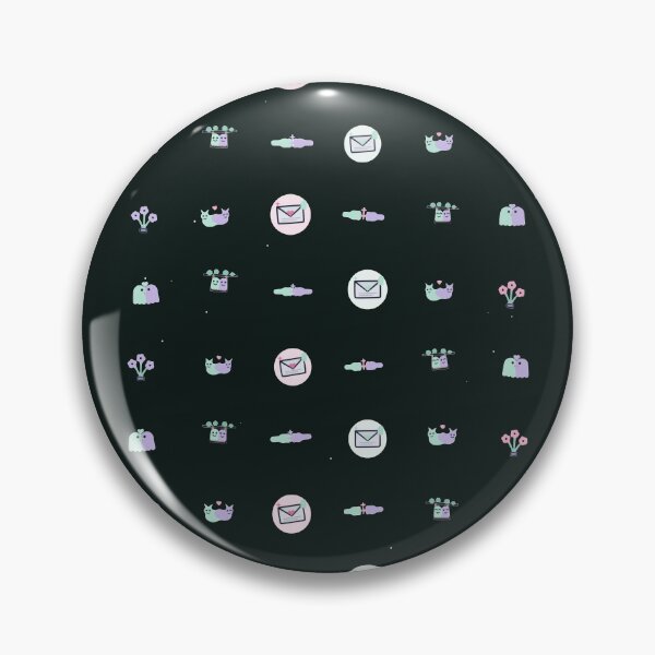 Item preview, Romantic Ghost Lovers Vector Micro Icon Pattern Spooky Love designed and sold by KungPowUnicorn.