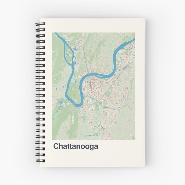 Item preview, Chattanooga Minimalistic Map Art designed and sold by MapsNerd.