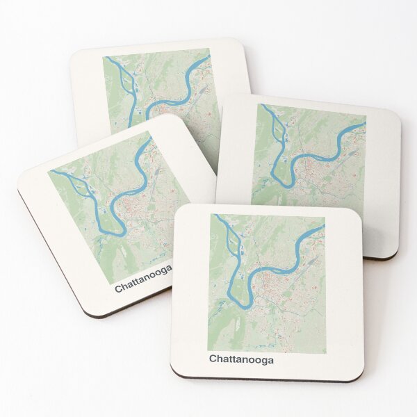 Item preview, Chattanooga Minimalistic Map Art designed and sold by MapsNerd.