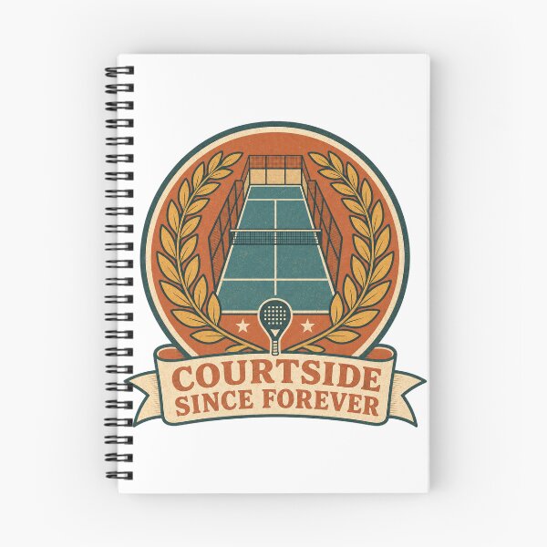 Item preview, Courtside Since Forever Retro Padel Badge designed and sold by BoosterShop.