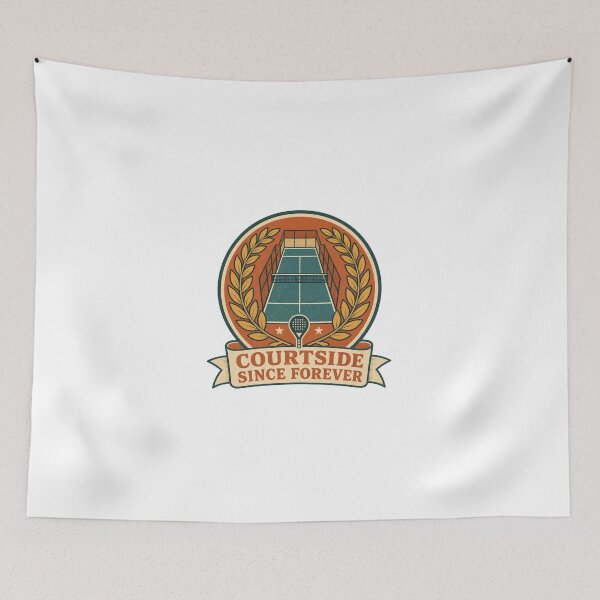 Item preview, Courtside Since Forever Retro Padel Badge designed and sold by BoosterShop.