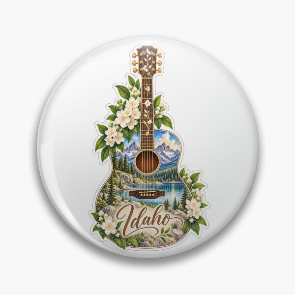Item preview, Idaho Mountain Wilderness Guitar designed and sold by Whimspired By Paxx.
