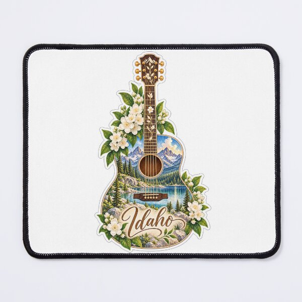 Item preview, Idaho Mountain Wilderness Guitar designed and sold by Whimspired By Paxx.