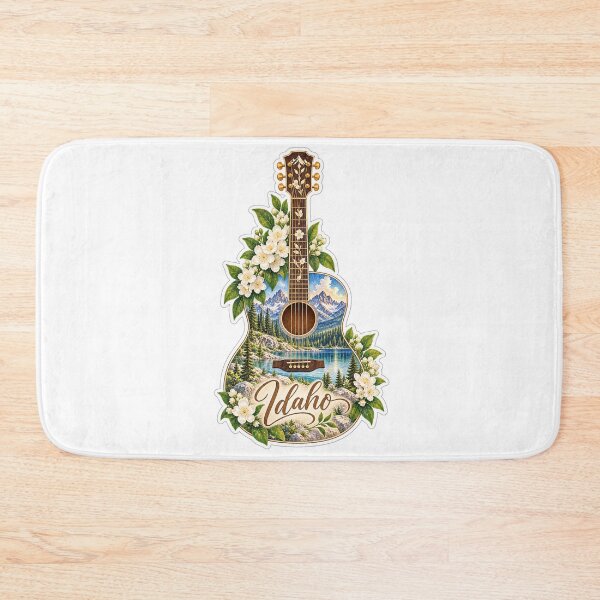Item preview, Idaho Mountain Wilderness Guitar designed and sold by Whimspired By Paxx.
