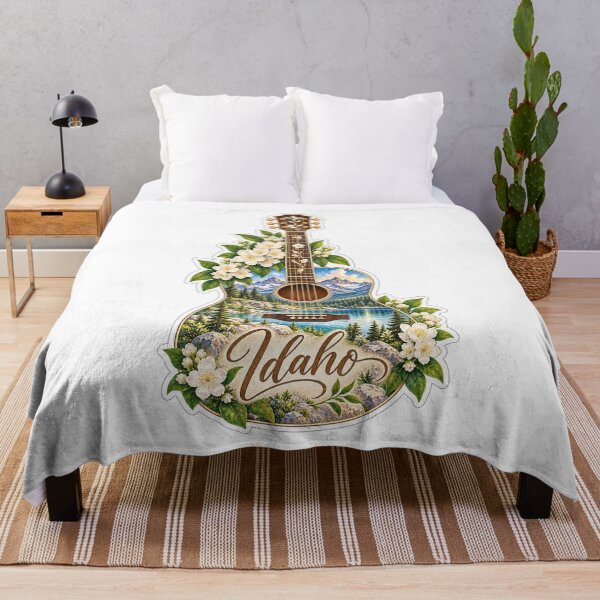 Item preview, Idaho Mountain Wilderness Guitar designed and sold by Whimspired By Paxx.