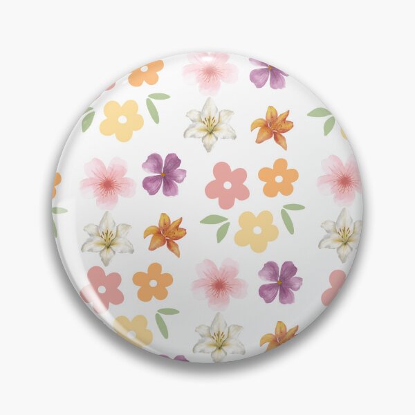 Item preview, Flower Power Minimalist Retro Floral Circle Aesthetic designed and sold by Fine-Arts-Lab.