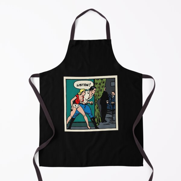 Item preview, Listen It'S About To Go Down Blonde Detective Comic Pin Up Pop Art designed and sold by NCWoodArt.