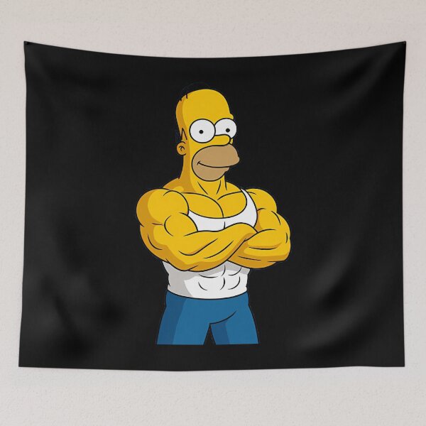 Item preview, Homer Simpson musculoso designed and sold by Jakisa-Kov.