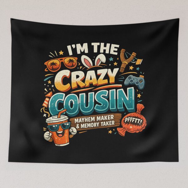 Item preview, Crazy Cousin Crew - Funny Family Bonding designed and sold by SidTastic .
