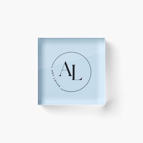 Item preview, Art Lover Minimalist Monogram Aesthetic Badge Typography designed and sold by Fine-Arts-Lab.