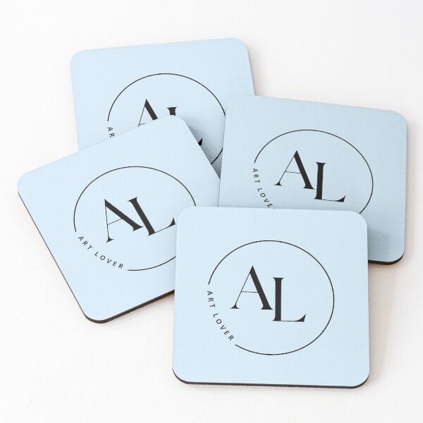 Artikelvorschau, Kunstliebhaber Minimalistisches Monogramm Ästhetisches Abzeichen Typografie entworfen und verkauft von Fine-Arts-Lab.