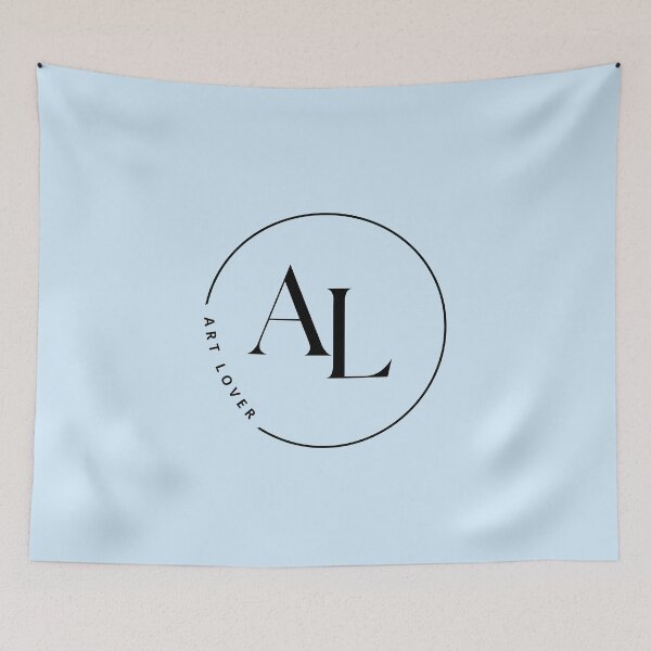 Item preview, Art Lover Minimalist Monogram Aesthetic Badge Typography designed and sold by Fine-Arts-Lab.