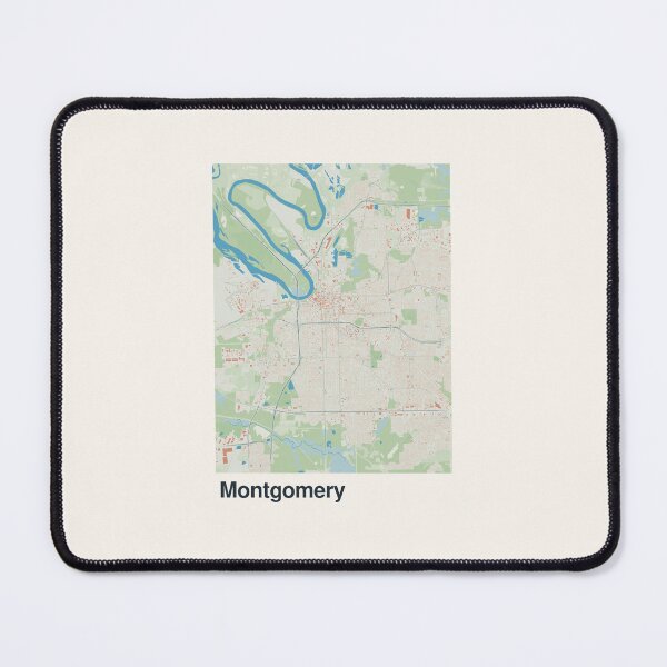Item preview, Montgomery Minimalistic Map Art designed and sold by MapsNerd.