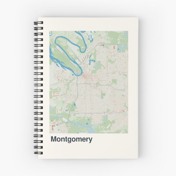 Item preview, Montgomery Minimalistic Map Art designed and sold by MapsNerd.