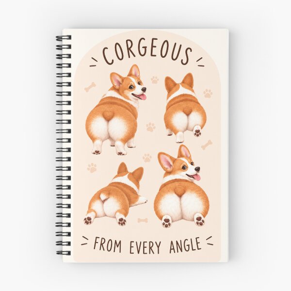 Item preview, Corgeous From Every Angle Funny Corgi Butt Pun Art designed and sold by SayMaria.