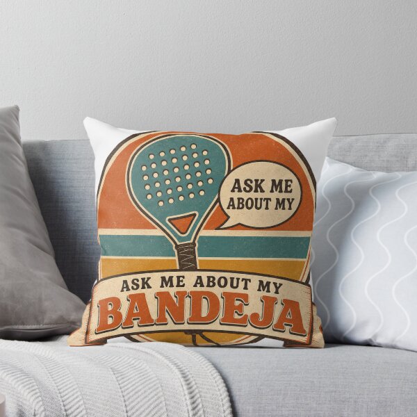 Item preview, Ask Me About My Bandeja Emblema Retro de Pádel designed and sold by BoosterShop.