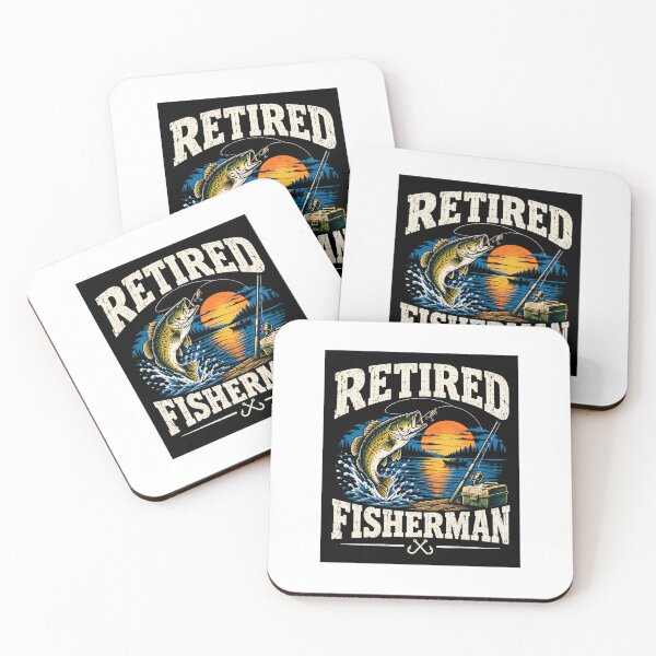 Item preview, Retired Fisherman Vintage Fishing – Retirement Fishing Gift designed and sold by MalickaArt.