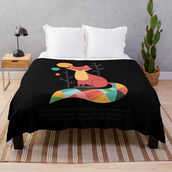 Item preview, Whimsical Fox Geometric Tail Woodland designed and sold by JULIANHAIDARA.