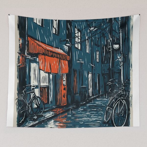Item preview, Tokyo Street and Bicycle Vintage designed and sold by IlsePazSosa.