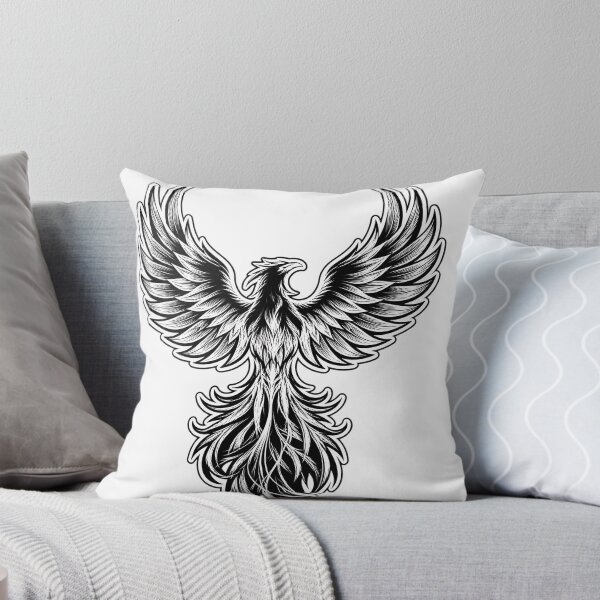 Item preview, White Phoenix Rebirth – Gothic Mythical Bird T-Shirt & Phone Case designed and sold by RazaNocturne.