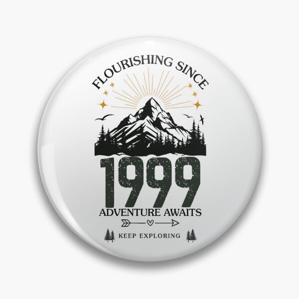 Item preview, 1999 Flourishing Since Mountain Adventure Birthday Design designed and sold by FlareCraftStudio.