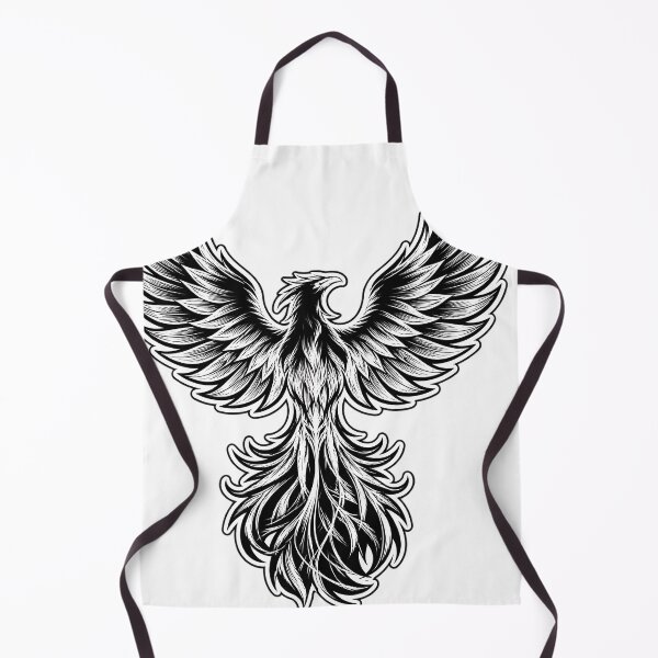 Item preview, White Phoenix Rebirth – Gothic Mythical Bird T-Shirt & Phone Case designed and sold by RazaNocturne.