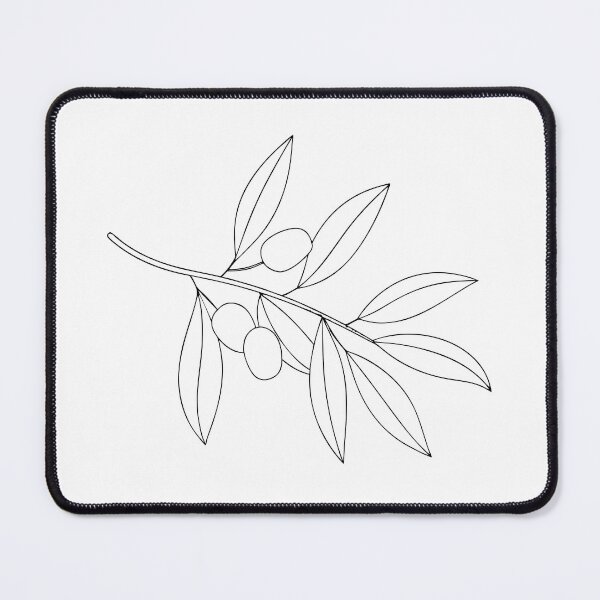 Item preview, Olive Branch Detailed 1 Line Art Gift designed and sold by OneLine Studio.