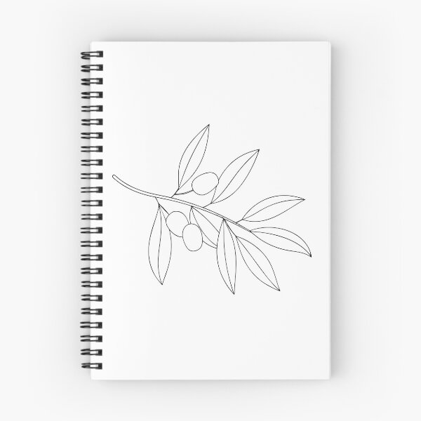 Item preview, Olive Branch Detailed 1 Line Art Gift designed and sold by OneLine Studio.