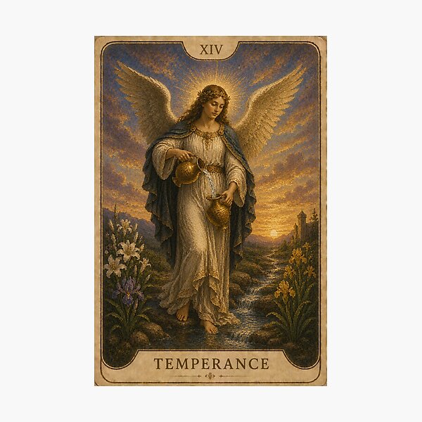 Item preview, Temperance, Harmony, Healing and Sacred Balance designed and sold by BlareBlare.