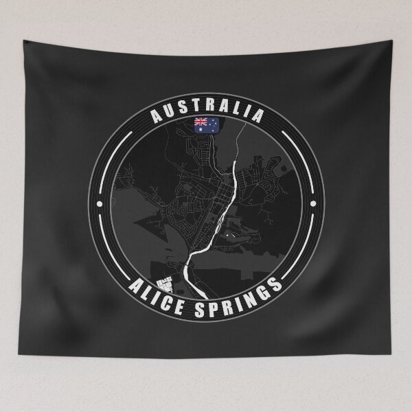 Item preview, Alice Springs Australia City Map  designed and sold by Thistle-TShop.