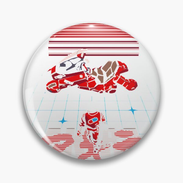 Item preview, Futuristic Akira-Inspired Motorbike Illustration with Neon Cyberpunk Style designed and sold by MayGuy.