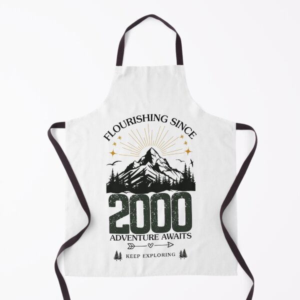 Item preview, 2000 Flourishing Since Mountain Adventure Birthday Design designed and sold by FlareCraftStudio.