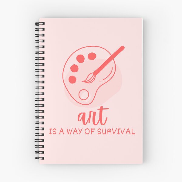 Item preview, Art Is A Way Of Survival Artist Palette Typography designed and sold by Fine-Arts-Lab.