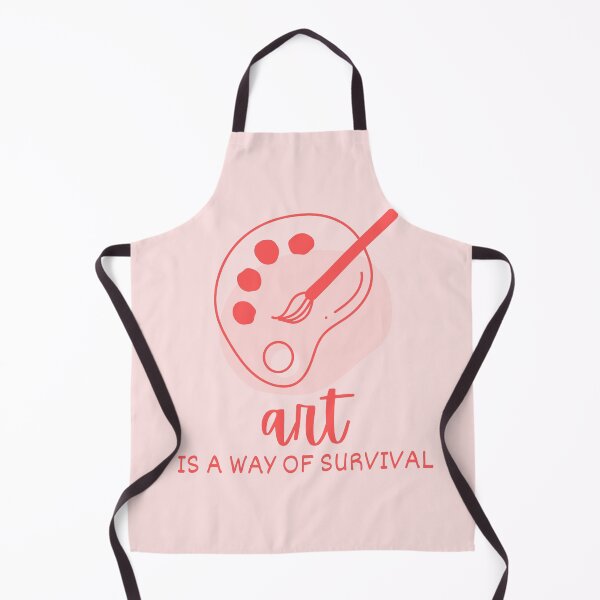 Item preview, Art Is A Way Of Survival Artist Palette Typography designed and sold by Fine-Arts-Lab.