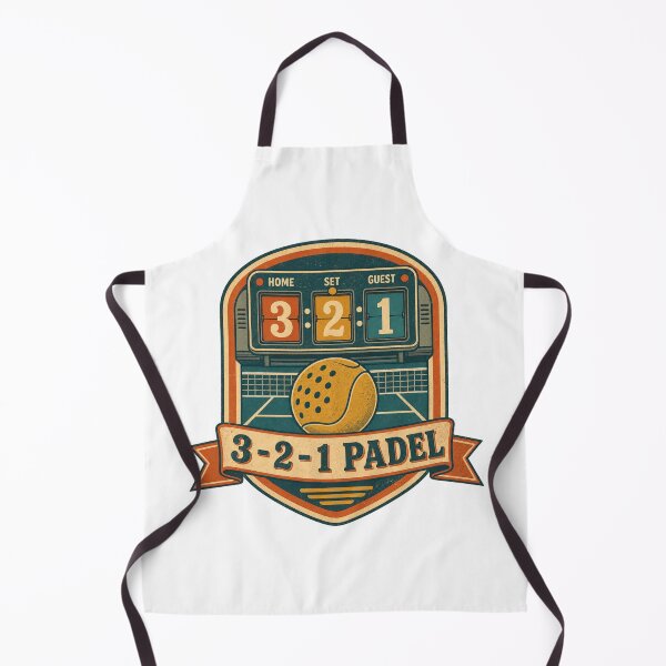Item preview, 3 2 1 Padel Retro Scoreboard Badge designed and sold by BoosterShop.