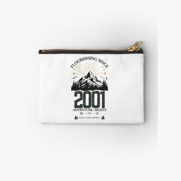 Item preview, 2001 Flourishing Since Mountain Adventure Birthday Design designed and sold by FlareCraftStudio.