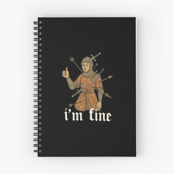Item preview, I'm Fine Knight Wounded Thumbs Up designed and sold by NarcisLeffler12.