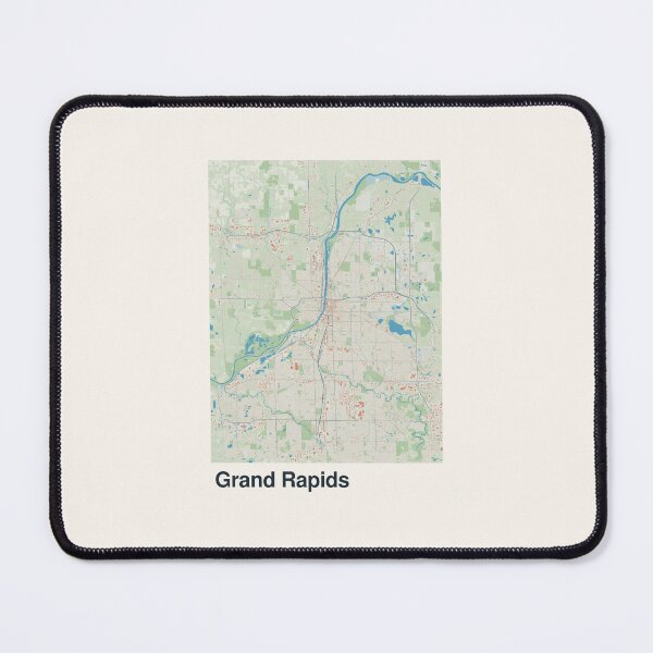 Item preview, Grand Rapids Minimalistic Map Art designed and sold by MapsNerd.