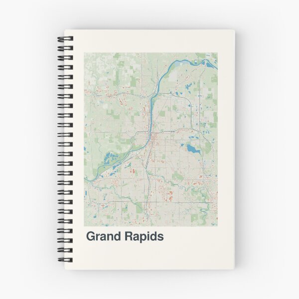 Item preview, Grand Rapids Minimalistic Map Art designed and sold by MapsNerd.