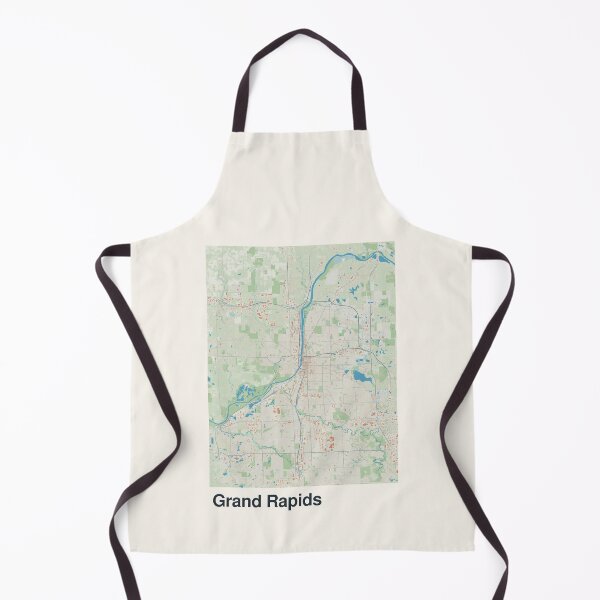 Item preview, Grand Rapids Minimalistic Map Art designed and sold by MapsNerd.