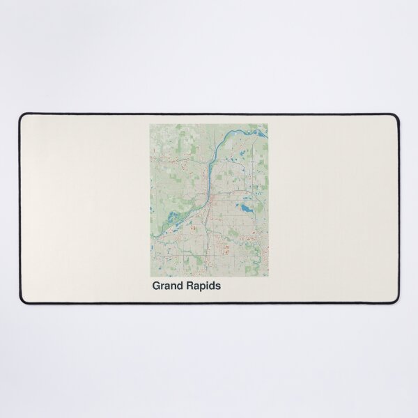 Item preview, Grand Rapids Minimalistic Map Art designed and sold by MapsNerd.