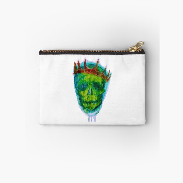 Item preview, King Till I Die Green Crowned Skull Horror Graphic designed and sold by AtMostFearart.