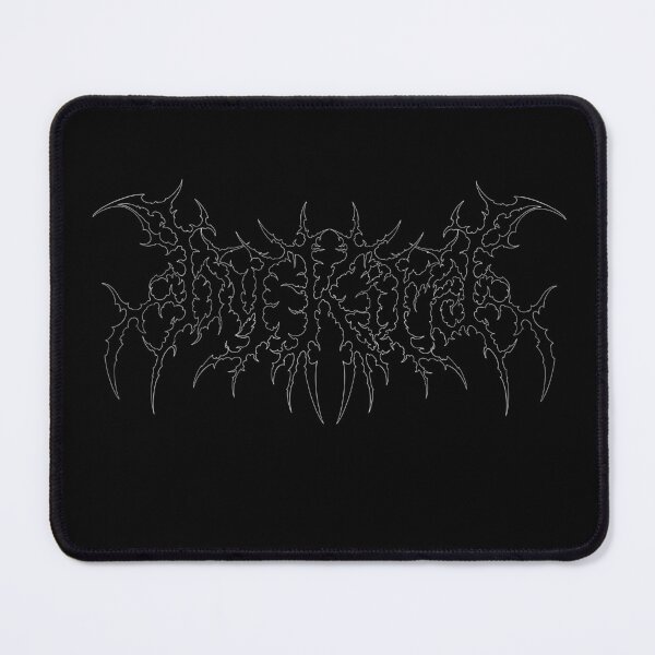 Item preview, BY KIRA | Death Metal Typography (White Outline) designed and sold by byKira-Dark.
