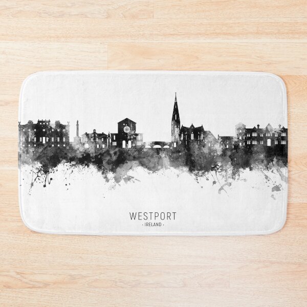 Item preview, Westport Ireland Skyline designed and sold by ArtPrints.