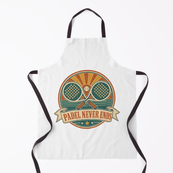 Item preview, Padel Never Ends Retro Infinity Badge designed and sold by BoosterShop.