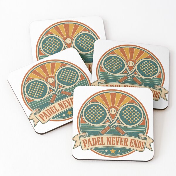 Item preview, Padel Never Ends Retro Infinity Badge designed and sold by BoosterShop.
