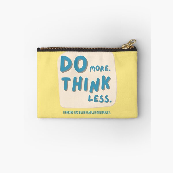 Item preview, Do More Think Less Funny Typography designed and sold by nocontextdept.