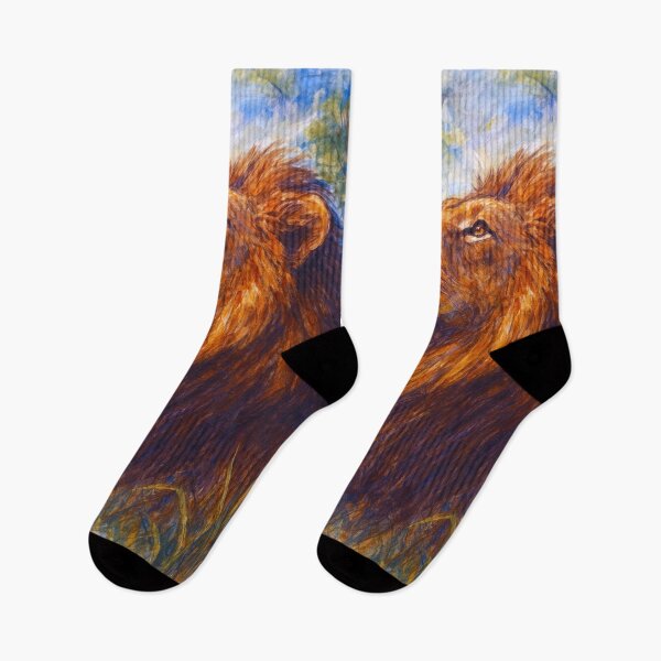 Item preview, Lion Painting – Majestic African Wildlife Art designed and sold by GalleryKauffeld.